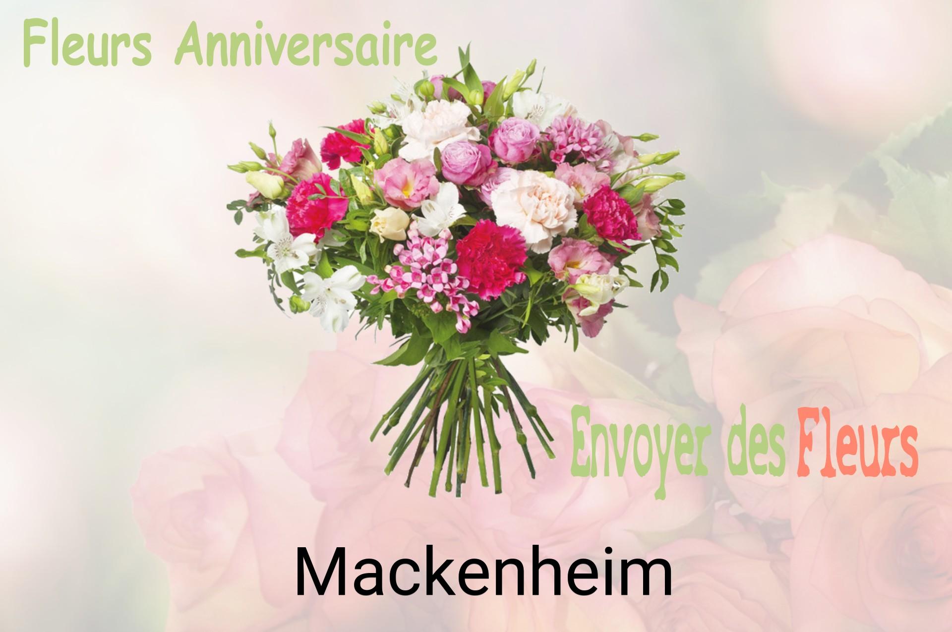Bouquet de fleurs d’anniversaire livré à Mackenheim